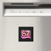 Aimant 67 Six Seven 6 7 Mème Conception d'enseignant de l (In Situ (Lave-vaisselle))