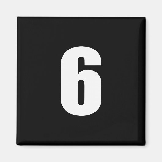 Aimant 67 Six Seven 6 7 Meme Design Funny 6 7 Front Ck De (Devant)