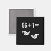 Aimant 67 Six Seven Math Mathematics Brainrot Equation Bi (Recto/Verso)