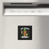 Aimant 67 St Patricks Drôle Six Seven Meme Leprechaun Gar (In Situ (Lave-vaisselle))