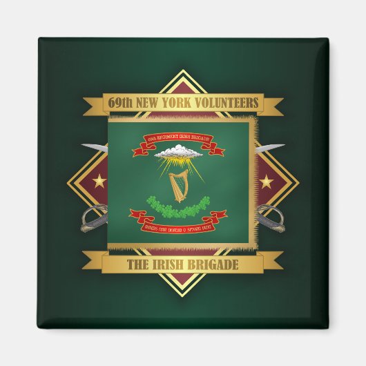 Aimant 69e infanterie bénévole à New York (Devant)