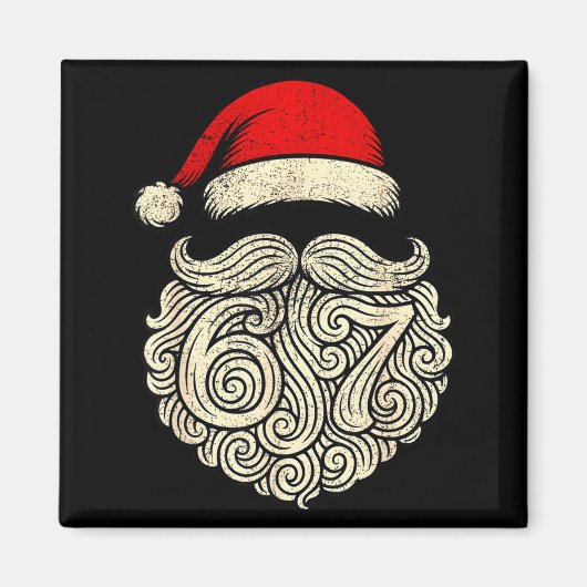 Aimant 6 7 Christmas 67 Santa Six Seven Christmas Boys Te (Devant)