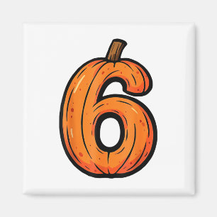 Aimant 6 7 Citrouille Drôle Six Sept Mème Costume Hallowe