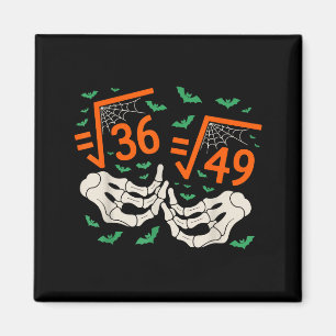 Aimant 6 7 Halloween Math Racine Carrée 67 Meme Gen Alpha