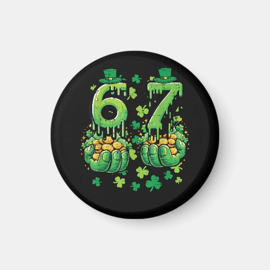 Aimant 6 7 Jour de la Saint-Patrick (Devant)