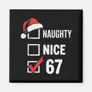 Aimant 6-7 Meme Noël Mauvais Bon 67 Six Sept Drôle