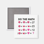 Aimant 6 7 Mème Six Sept Faites Le Calcul Prof De Maths S (Recto/Verso)