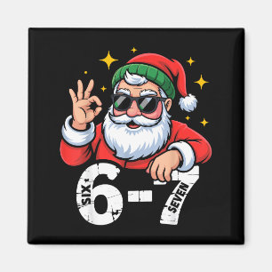 Aimant 6 7 Mème Six Sept Noël Gen Z Alpha Adolescents