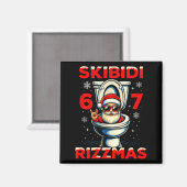 Aimant 6-7 Meme Slang Christmas Nice Naughty 67 Funny  (Recto/Verso)