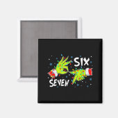 Aimant 6 7 Six Seven Génération Z Alpha Argot Mème Férié (Recto/Verso)