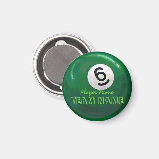 Aimant 6 balle (Recto/Verso)