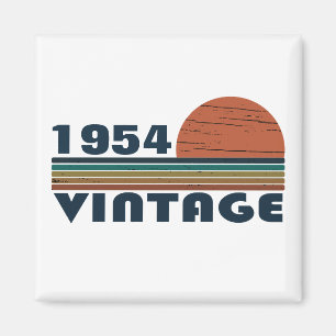 Aimant 70e anniversaire vintage personnalisé