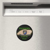 Aimant 75ème rangers aéroportés patch vétérans 2ème guerr (In Situ (Lave-vaisselle))