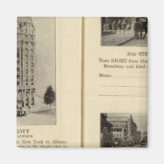 Aimant 79496 Hotel Wolcott Broadway aux 31e et 42e (Devant)