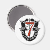 Aimant 7e Cimier du Groupe des forces spéciales (Recto/Verso)