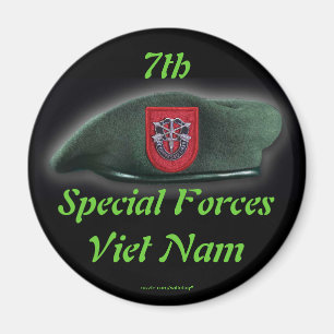 Aimant 7e vétérans des forces spéciales Green Berets Magn