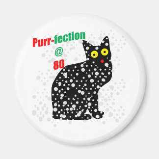 Aimant 80 Purr-fection de chats de neige