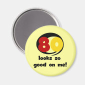 Aimant 80 T-shirts et cadeaux de belle apparence sur moi (Recto/Verso)