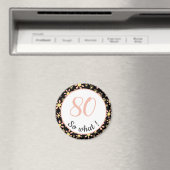 Aimant 80e anniversaire Funny 80 alors quelle motivation (In Situ (Lave-vaisselle))