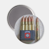 Aimant 82e division aéroportée vétérans de guerre (Recto/Verso)