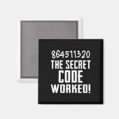 Aimant 864511320 Le Code Secret a Fonctionné ! Trump a Pe (Recto/Verso)