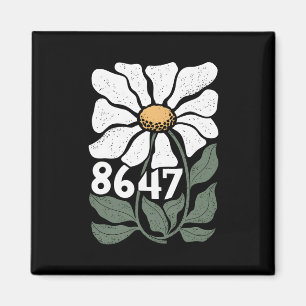 Aimant 8647 Résiste à la marguerite subtile florale Foxtr