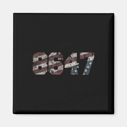 Aimant 8647 Style Drapeau Distressé (Devant)