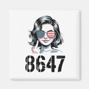 Aimant 86 47 Anti Trump Drôle 8647 Anti-trump Femmes