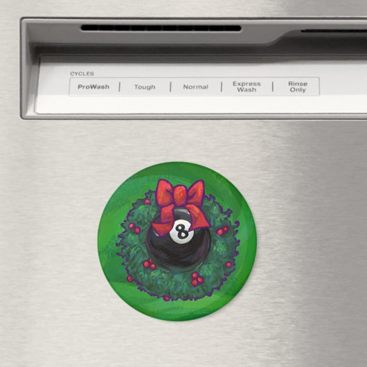 Aimant 8 Balle Noël en vert (In Situ (Lave-vaisselle))