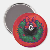 Aimant 8 Balle Noël Roue (Recto/Verso)
