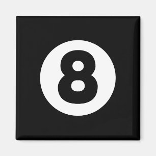 Aimant 8 Billard Ball Lazy Costume Halloween Drôle Magi
