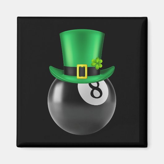 Aimant 8 Billard Billard Billard Billard Lover St Paddys (Devant)