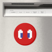 Aimant 8 bits Pixel Manga Eyes (In Situ (Lave-vaisselle))