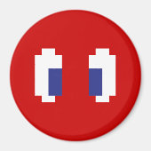 Aimant 8 bits Pixel Manga Eyes (Devant)