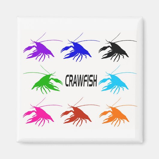 Aimant 8 crawfish (Devant)