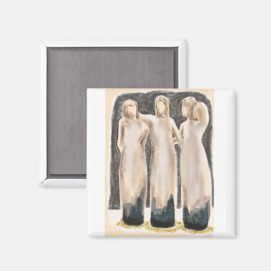 Aimant 8-Trois Soeurs (Recto/Verso)