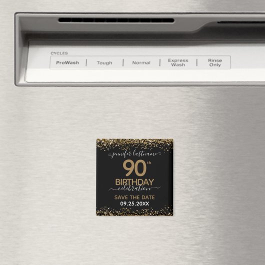 Aimant 90e anniversaire Enregistrer la date (In Situ (Lave-vaisselle))