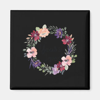 Aimant 92 Years Loved Floral 92th Birthday Women 92 Years