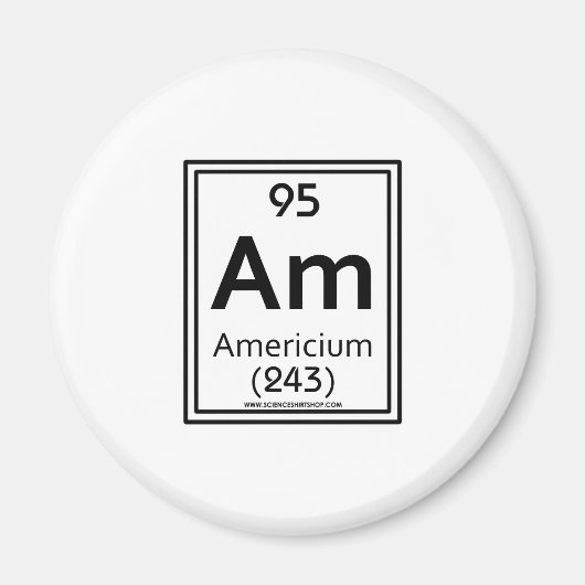Aimant 95 Americium (Devant)
