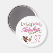 Aimant 97e anniversaire (Recto/Verso)