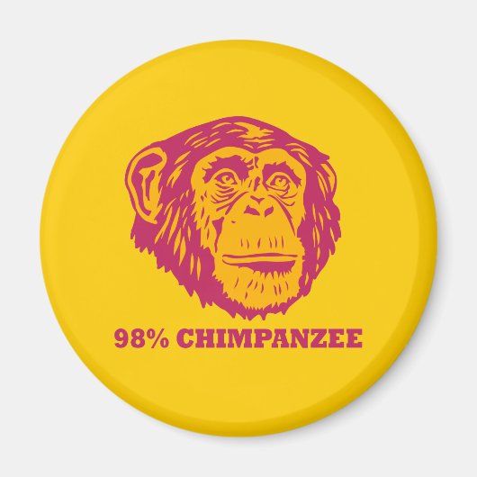 Aimant 98% Chimpanzé (Devant)