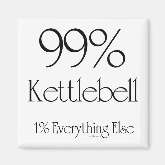Aimant 99 % Kettlebell (Devant)