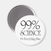 Aimant 99 % Science (Recto/Verso)