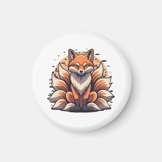 Aimant 9 Epingle de renard à queue (Devant)