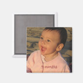 Aimant 9 mois, 9 mois (Recto/Verso)