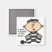 Aimant 9 Mois À L'Intérieur Du Prisonnier Pour Bébé (Recto/Verso)