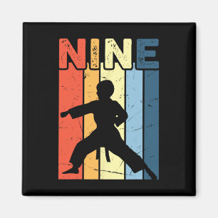 Aimant 9 Nine Karate Lover 9e Anniversaire Martia 9 Anniv