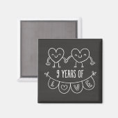 Aimant 9e Anniversary Poison de Chalk Hearts (Recto/Verso)
