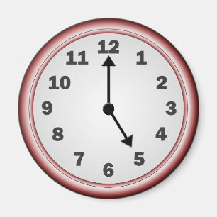 aimant à 5 heures