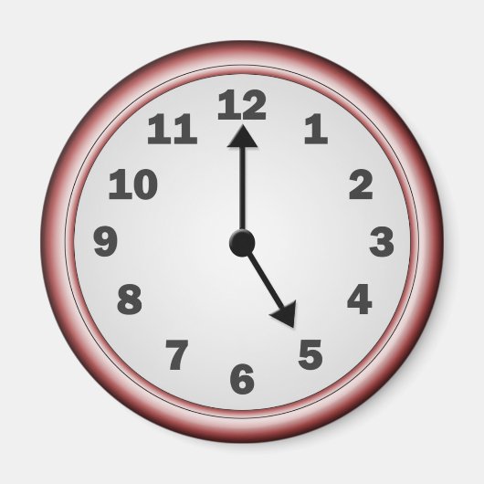 Aimant à 5 heures (Devant)